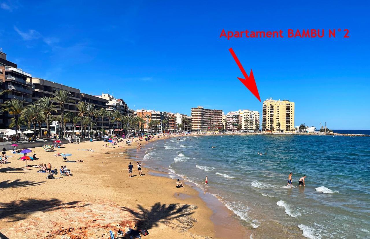 Apartament Bambu N°2 Przy Plazy Piekny Widok Torrevieja Dış mekan fotoğraf